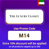 The Luxury Closet UAE Coupon Code (M14) Enjoy Up To 60% OFF