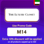 The Luxury Closet UAE Coupon Code (M14) Enjoy Up To 60% OFF
