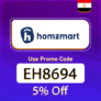 Homzmart Egypt Promo Code (EH8694) Enjoy Up To 70% OFF