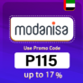 Modanisa UAE Coupon Code (P115) Enjoy Up To 60% OFF