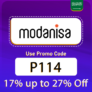 Modanisa KSA Coupon Code (P114) Enjoy Up To 50% OFF