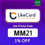 Likecard KSA Coupon Code (MM21) Enjoy Up To 50% OFF