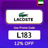 Lacoste UAE Promo Code (L183) Enjoy Up To 50% OFF