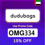 Dudu bags UAE Coupon Code (OMG334) Enjoy Up To 50% OFF