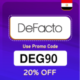 Defacto Egypt Promo Code (DEG90) Enjoy Up To 50% OFF