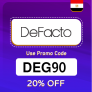 Defacto Egypt Promo Code (DEG90) Enjoy Up To 50% OFF