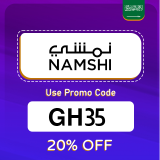 Namshi KSA Coupon Code (GH35) Enjoy Up To 80% OFF