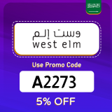 West Elm KSA Coupon Code (A2273) Enjoy Up To 70% OFF